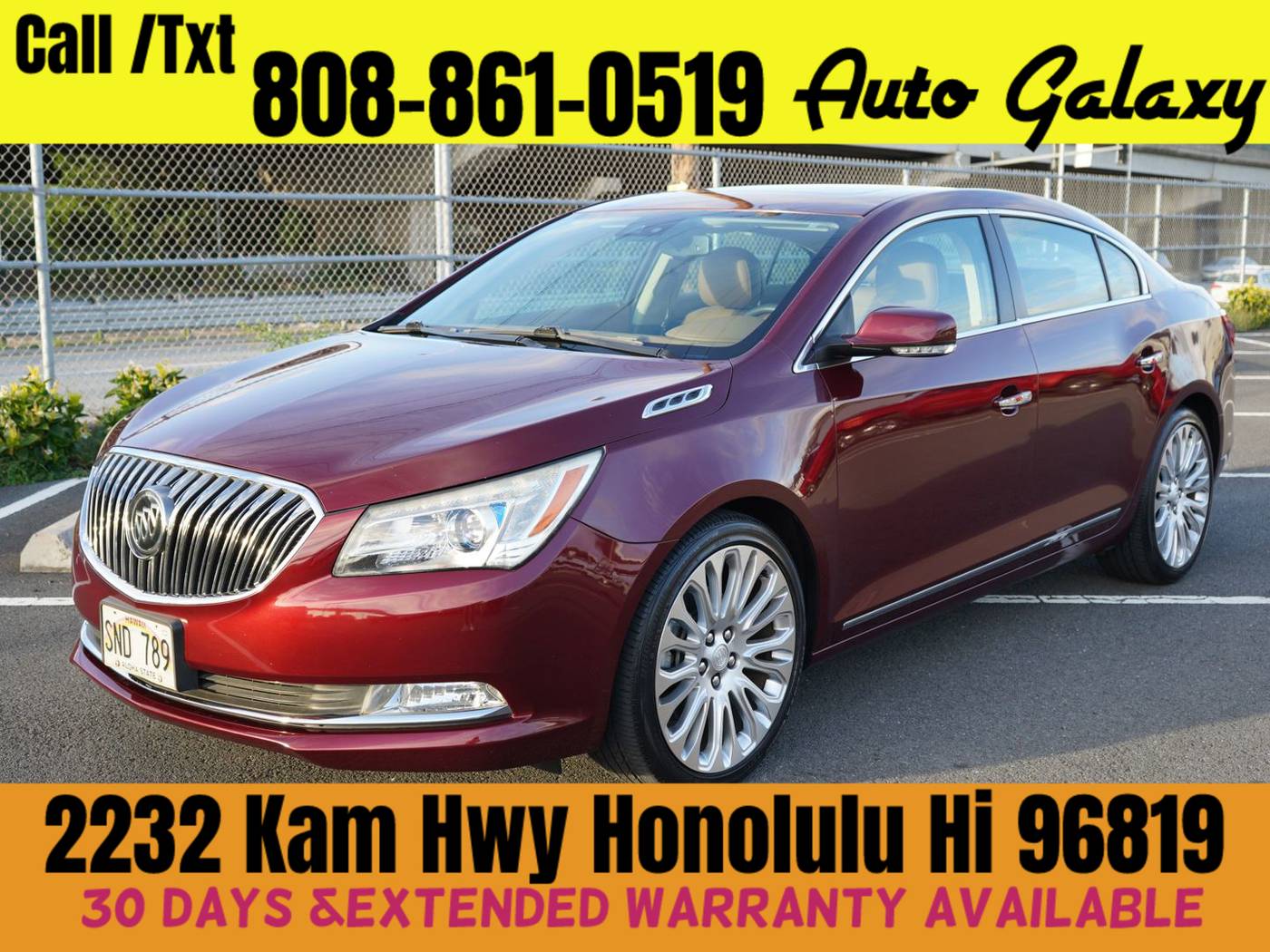 2014 Buick LaCrosse Premium II — Sedan — 61,336 mi — Honolulu, HI