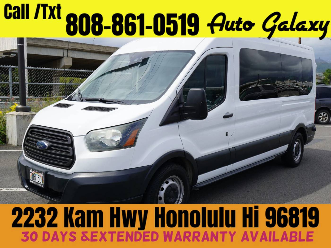 2017 Ford Transit Passenger Wagon T-350 XL — Passenger Van — 82,954 mi — Honolulu, HI