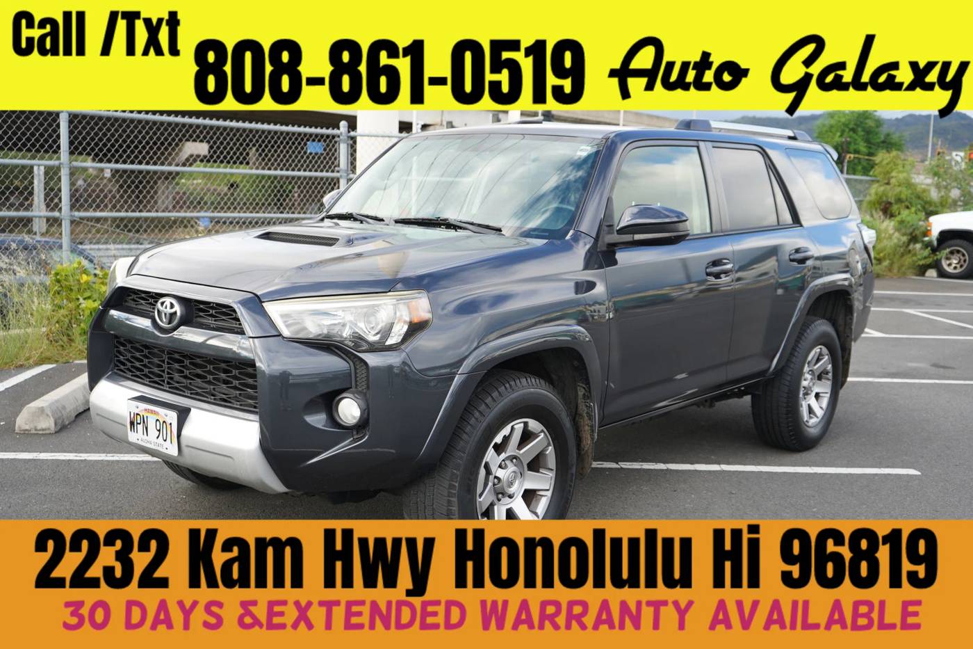 2014 Toyota 4Runner Trail Premium — SUV — 157,347 mi — Honolulu, HI