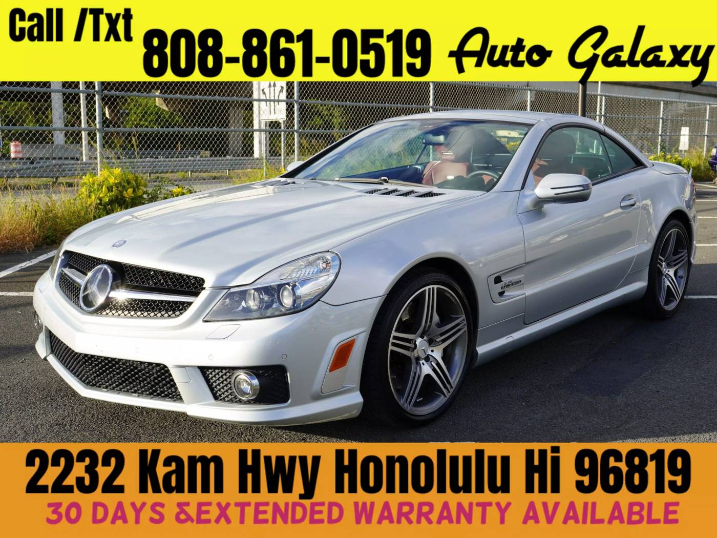 2009 Mercedes-Benz SL SL 63 AMG — Convertible — 58,644 mi — Honolulu, HI