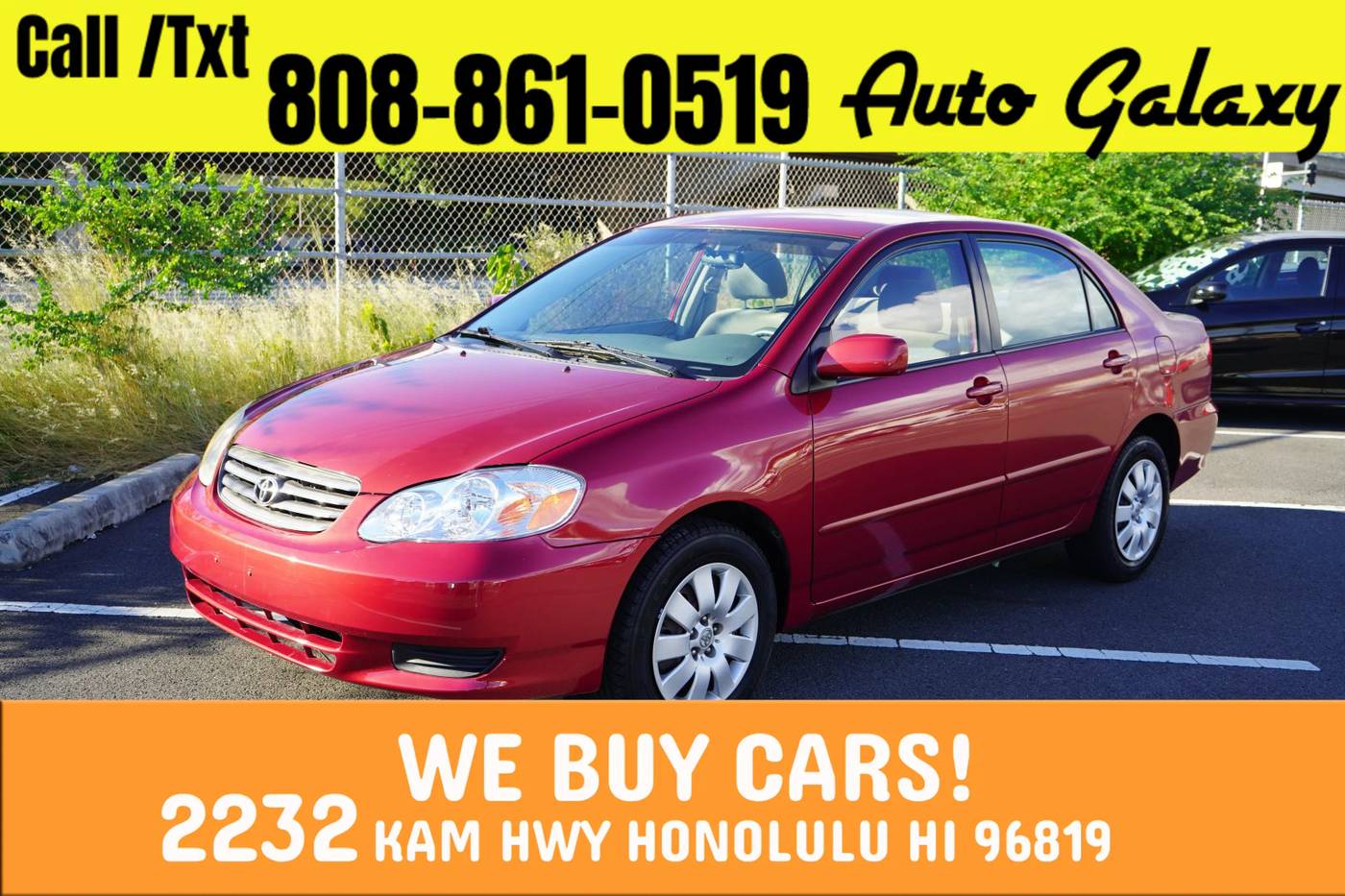 2004 Toyota Corolla LE — Sedan — 69,763 mi — Honolulu, HI