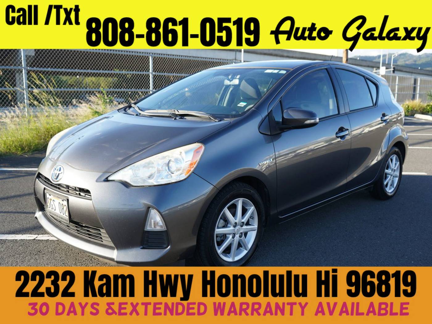 2014 Toyota Prius c Two — Hatchback — 120,033 mi — Honolulu, HI