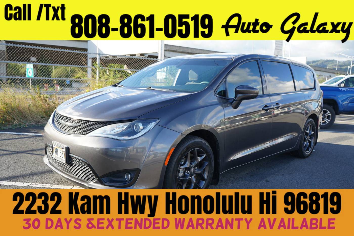 2019 Chrysler Pacifica Touring Plus — Minivan — 82,576 mi — Honolulu, HI
