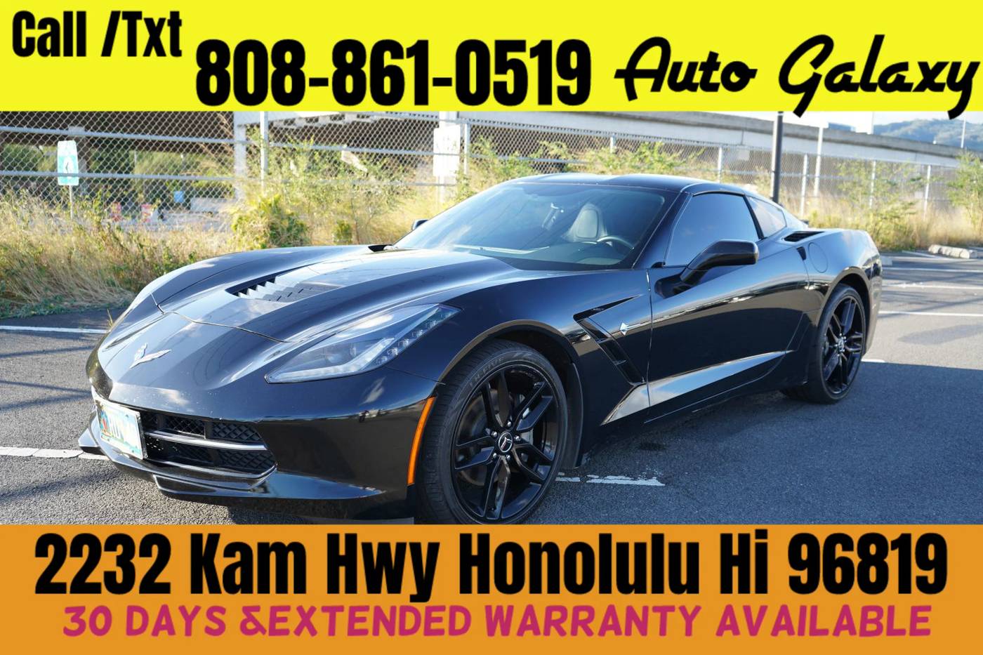 2018 Chevrolet Corvette 1LT — Coupe — 52,746 mi — Honolulu, HI