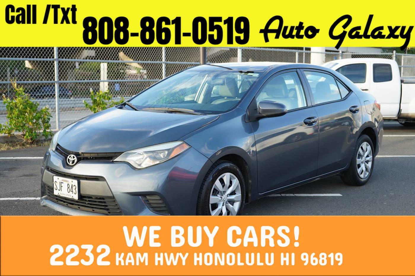 2014 Toyota Corolla LE — Sedan — 26,340 mi — Honolulu, HI