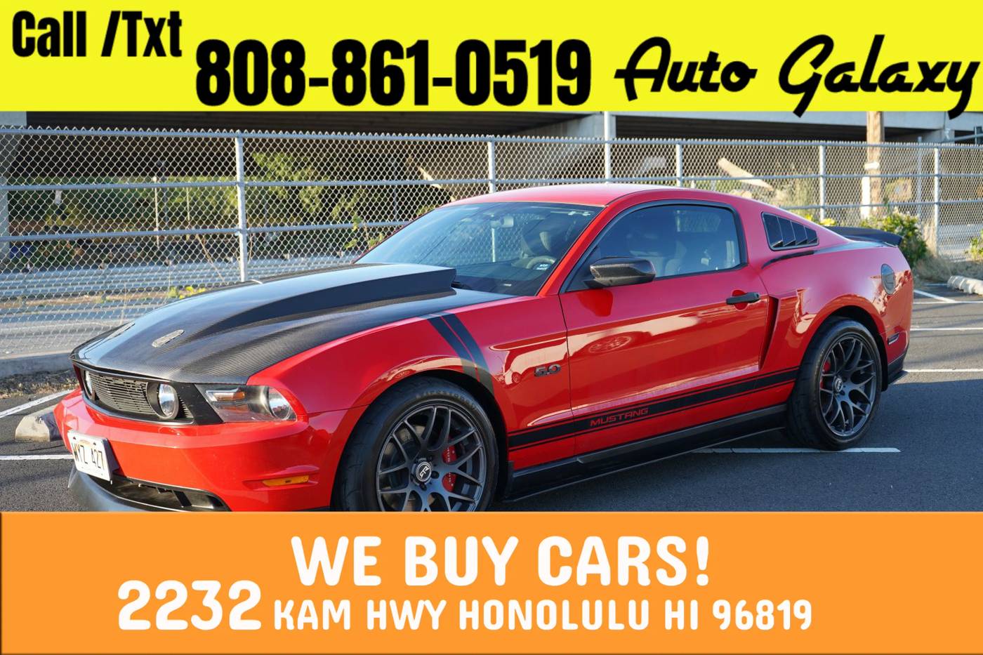 2012 Ford Mustang GT — Coupe — 47,906 mi — Honolulu, HI