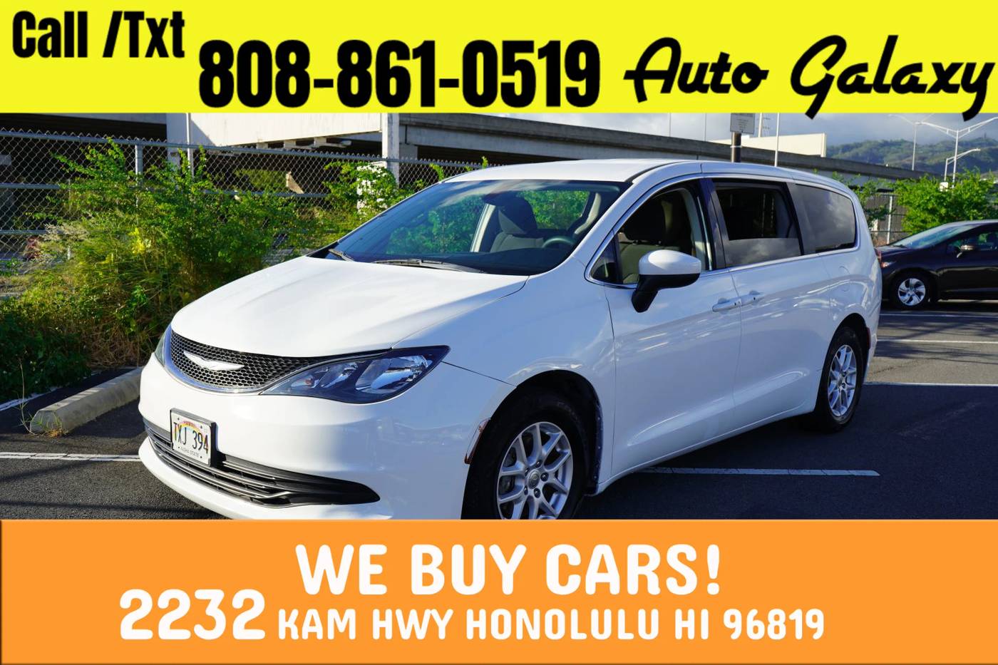 2017 Chrysler Pacifica Touring — Minivan — 100,076 mi — Honolulu, HI