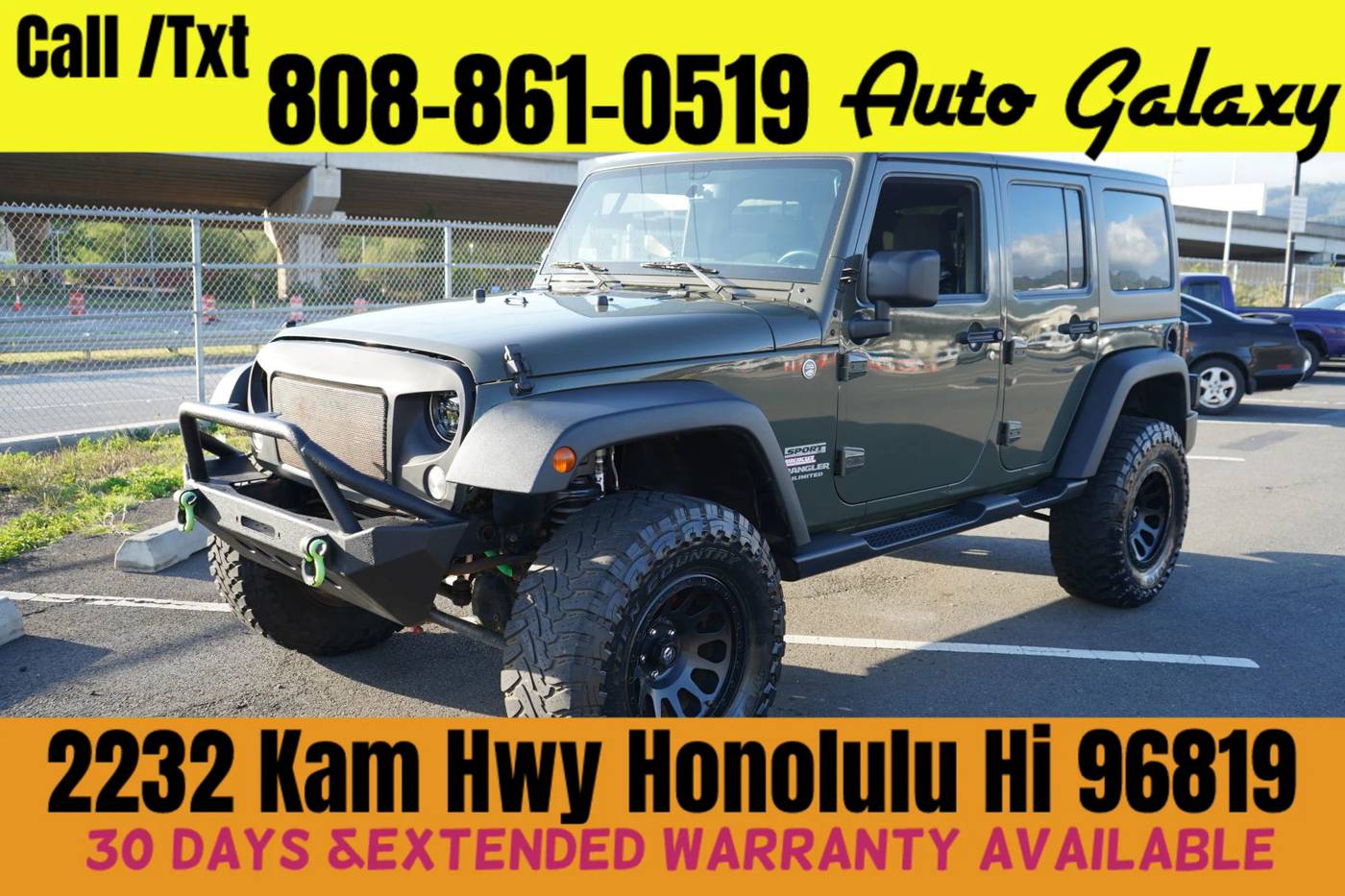 2015 Jeep Wrangler Sport — SUV — 114,237 mi — Honolulu, HI