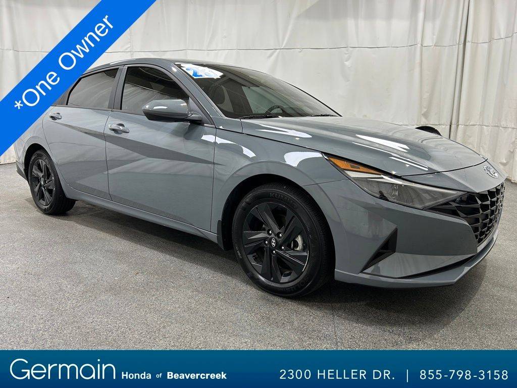 2023 Hyundai Elantra Hybrid Blue — Sedan — 21,355 mi — Beavercreek, OH