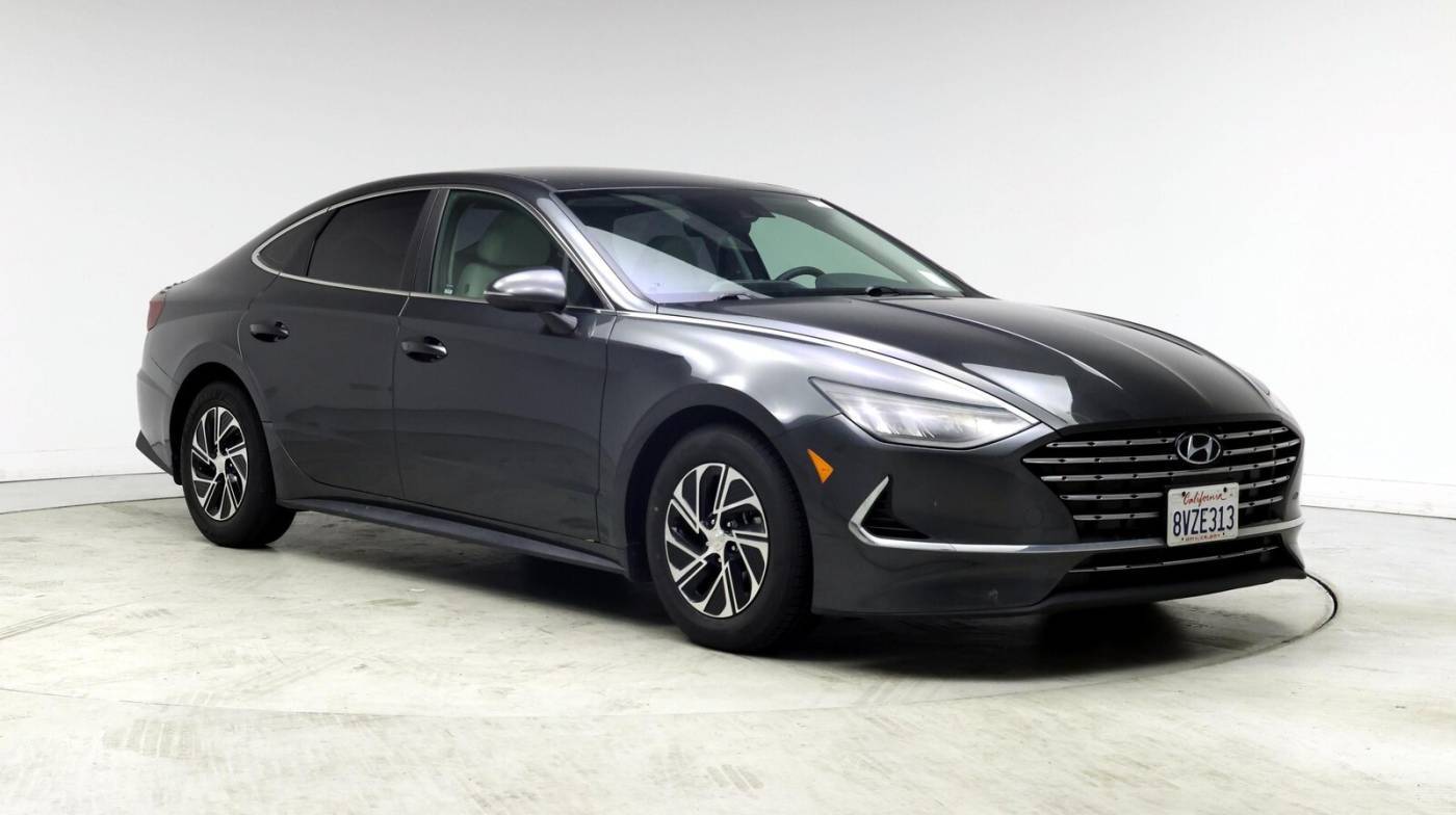 2021 Hyundai Sonata Hybrid Blue — Sedan — 47,476 mi — Murietta, CA
