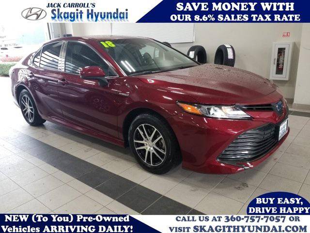 2018 Toyota Camry Hybrid LE — Sedan — 66,331 mi — Burlington, WA