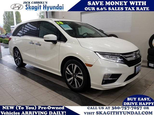 2018 Honda Odyssey Elite — Minivan — 72,642 mi — Burlington, WA
