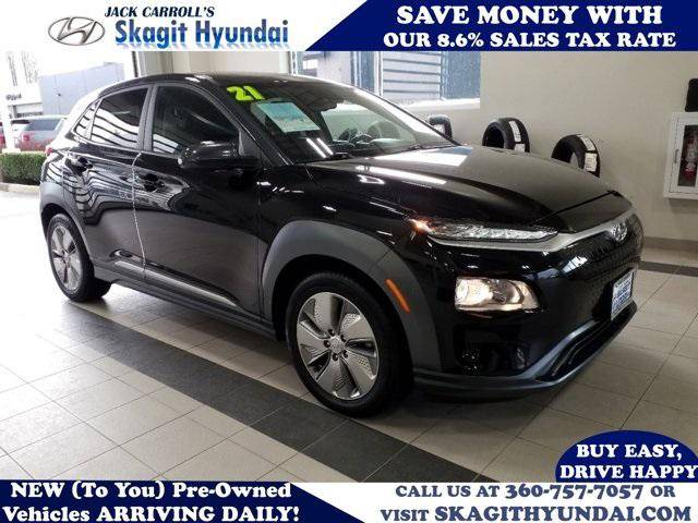 2021 Hyundai Kona Electric SEL — SUV — 38,712 mi — Burlington, WA