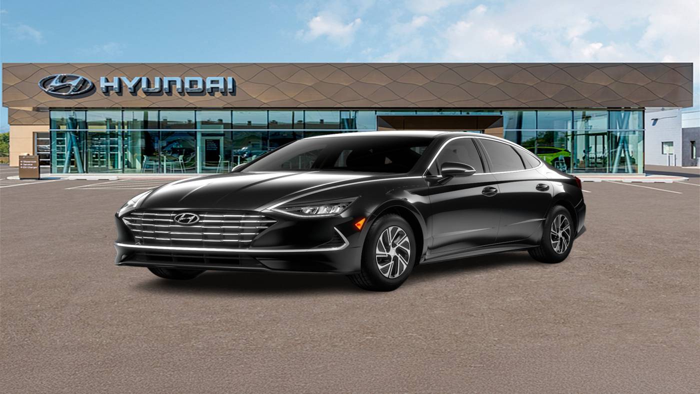 2023 Hyundai Sonata Hybrid Blue — Sedan — 42,879 mi — Burlington, WA