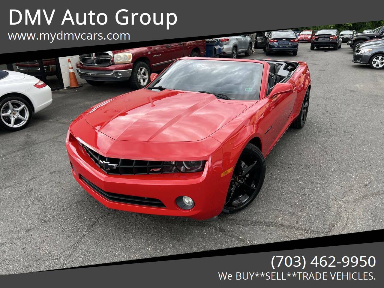 2013 Chevrolet Camaro 2LT — Convertible — 83,868 mi — Falls Church, VA