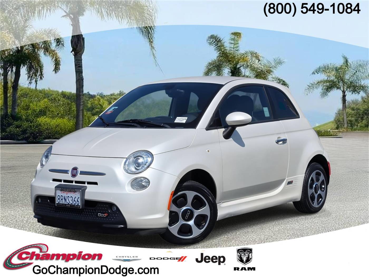 2017 FIAT 500e Base — Hatchback — 57,315 mi — Downey, CA
