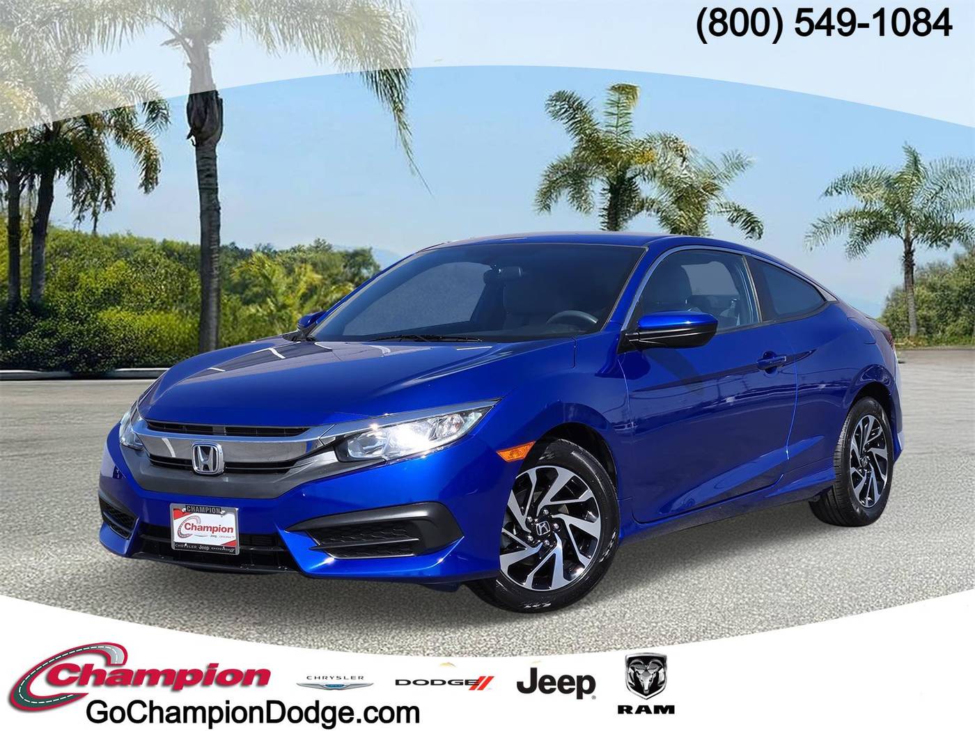 2017 Honda Civic LX — Coupe — 39,985 mi — Downey, CA