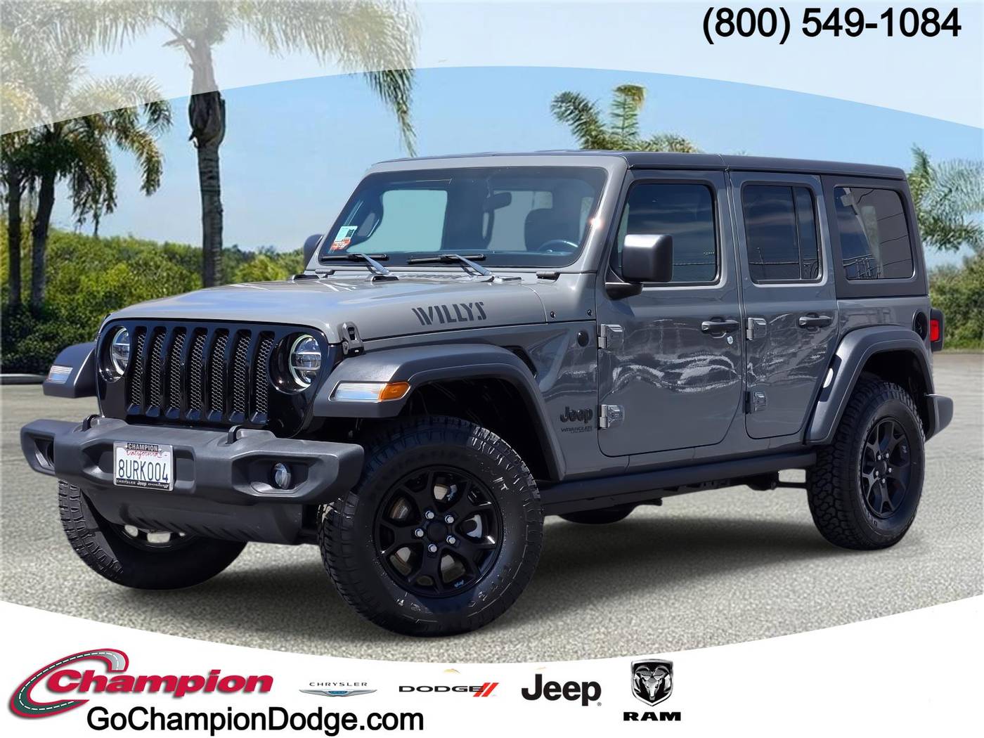 2020 Jeep Wrangler Willys — SUV — 44,512 mi — Downey, CA