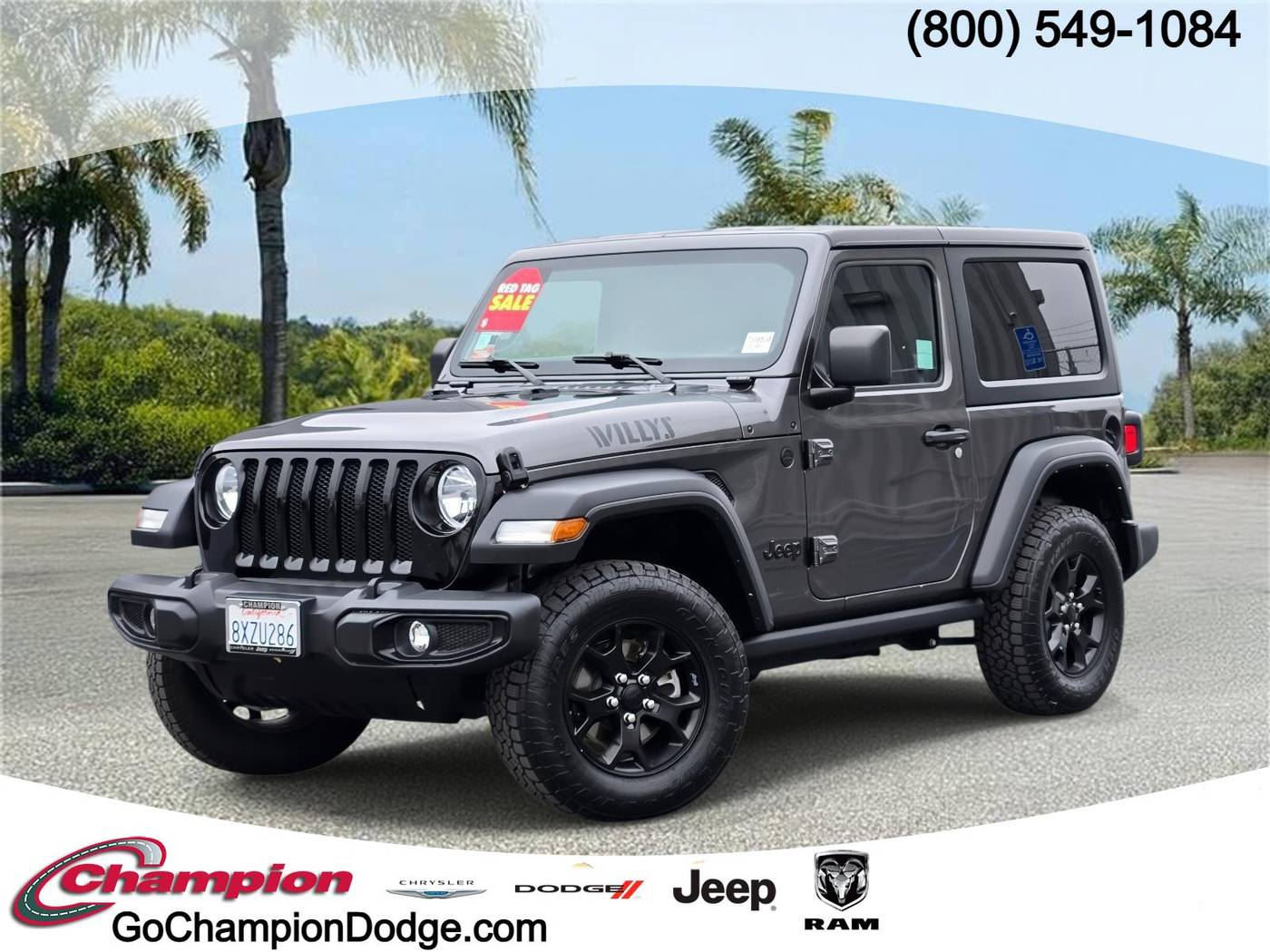 2021 Jeep Wrangler Willys Sport — SUV — 15,486 mi — Downey, CA