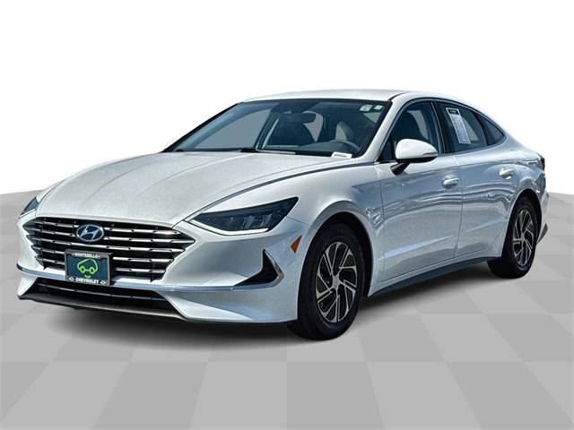 2021 Hyundai Sonata Hybrid Blue — Sedan — 42,698 mi — Montebello, CA