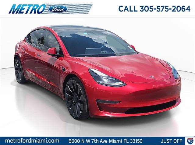 2021 Tesla Model 3 Performance — Sedan — 47,011 mi — Miami, FL