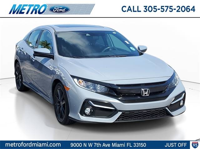 2021 Honda Civic EX — Hatchback — 67,113 mi — Miami, FL