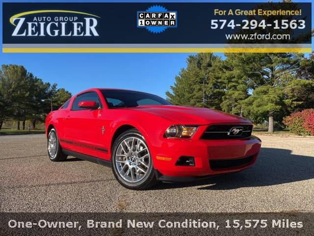 2012 Ford Mustang V6 Premium — Coupe — 15,575 mi — Elkhart, IN