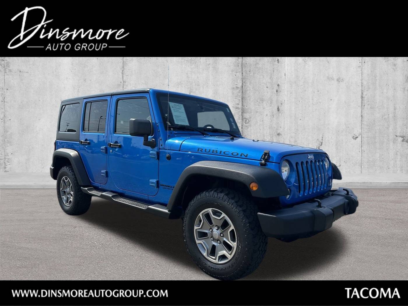 2014 Jeep Wrangler Rubicon — SUV — 72,305 mi — Tacoma, WA