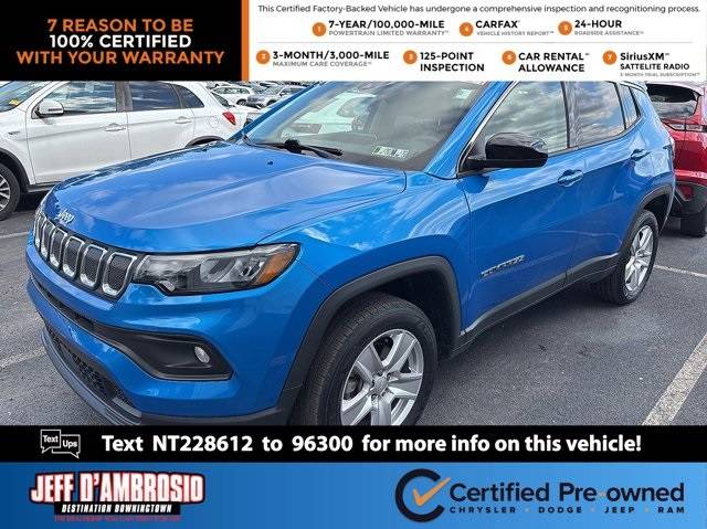 2022 Jeep Compass Latitude — SUV — 19,501 mi — Downingtown, PA