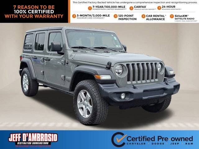 2020 Jeep Wrangler Sport S — SUV — 59,818 mi — Downingtown, PA