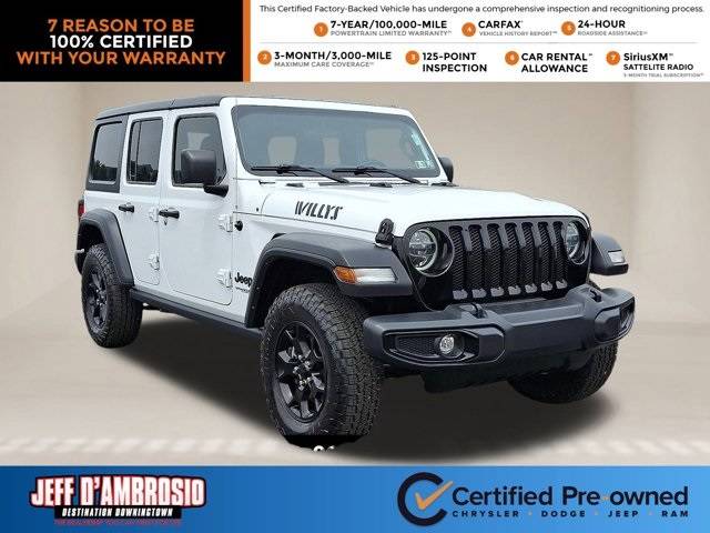 2021 Jeep Wrangler Willys — SUV — 59,358 mi — Downingtown, PA