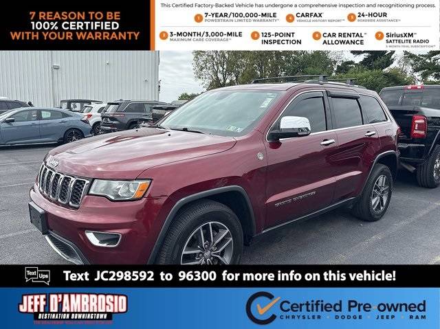 2018 Jeep Grand Cherokee Limited — SUV — 72,496 mi — Downingtown, PA
