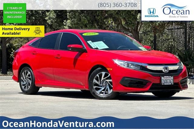 2016 Honda Civic EX — Sedan — 81,673 mi — Ventura, CA