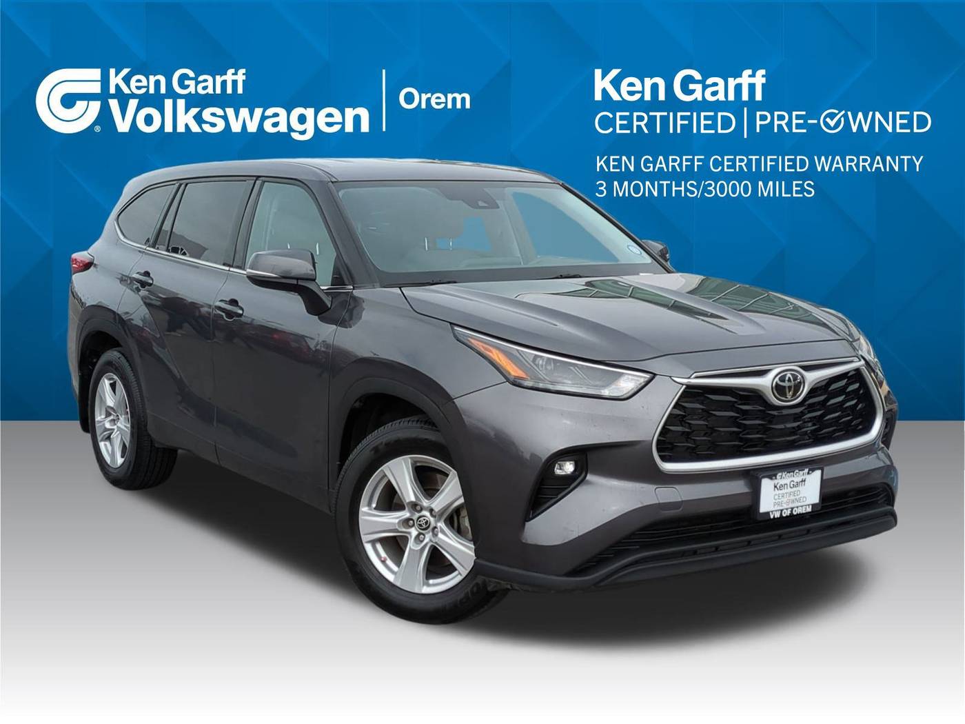 2022 Toyota Highlander LE — SUV — 57,823 mi — Orem, UT