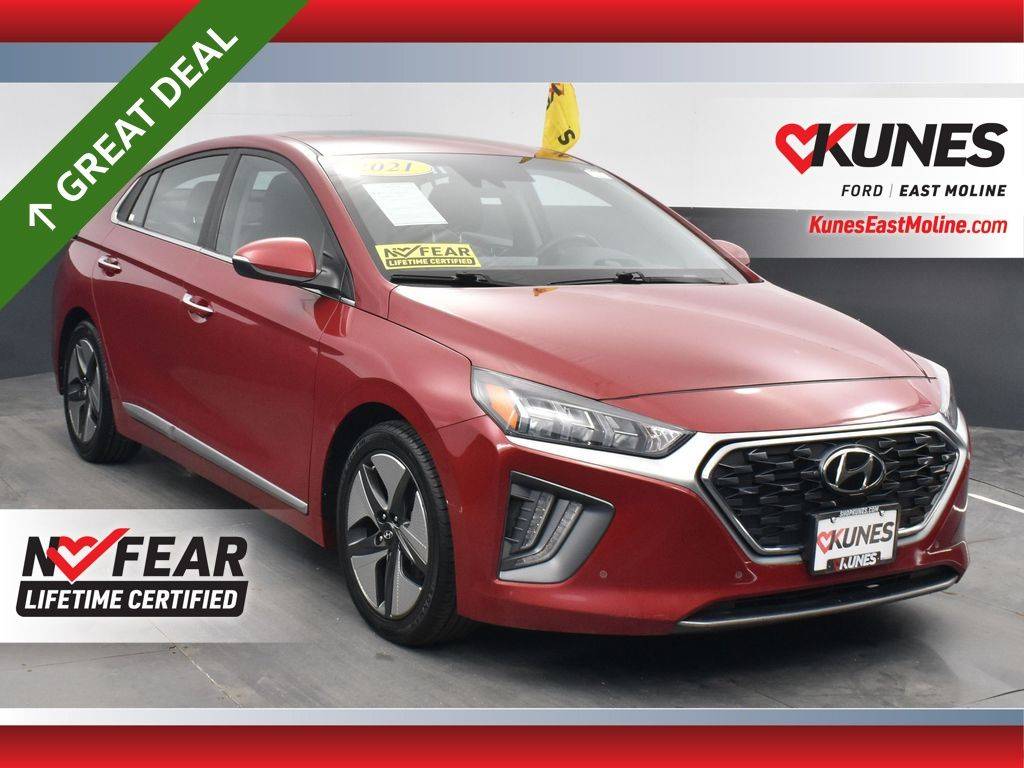 2021 Hyundai Ioniq Hybrid Limited — Hatchback — 84,110 mi — East Moline, IL