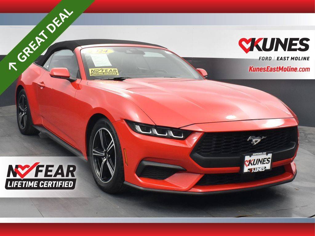 2024 Ford Mustang EcoBoost Premium — Convertible — 16,667 mi — East Moline, IL