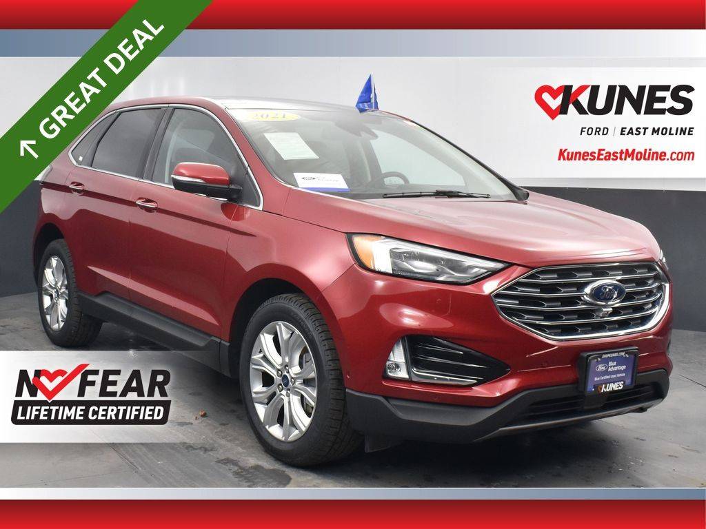 2021 Ford Edge Titanium — SUV — 49,631 mi — East Moline, IL