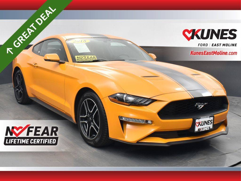 2018 Ford Mustang EcoBoost Premium — Coupe — 97,500 mi — East Moline, IL