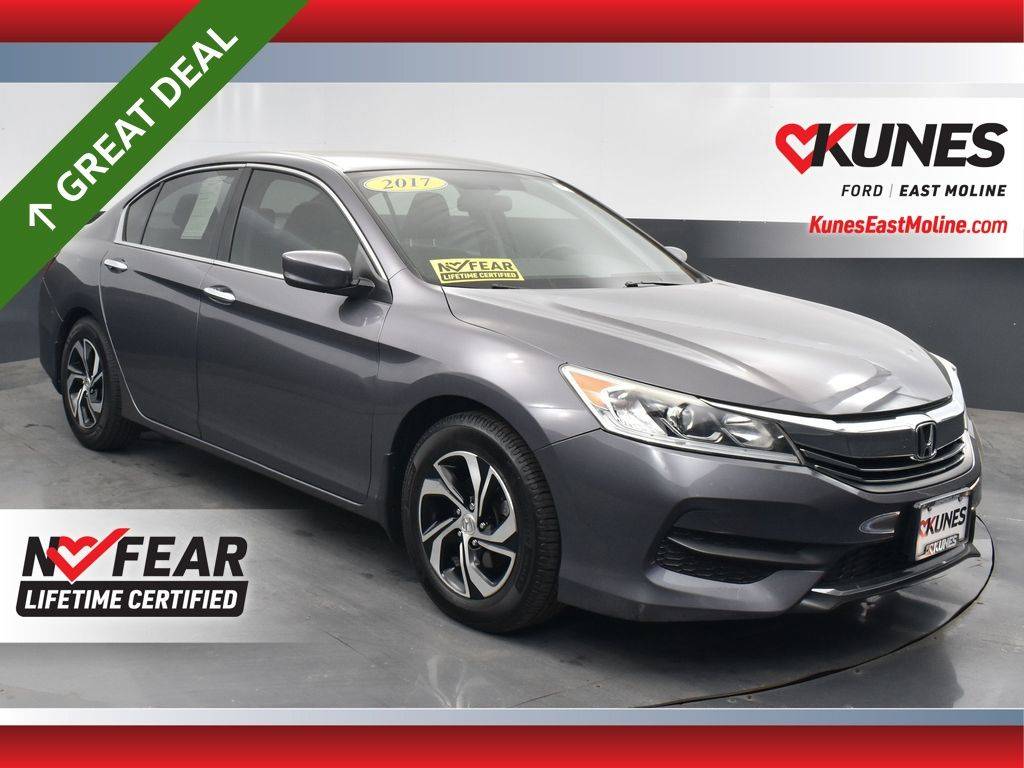2017 Honda Accord LX — Sedan — 88,451 mi — East Moline, IL