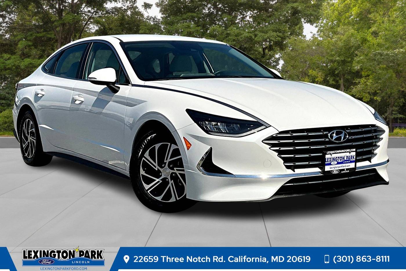 2021 Hyundai Sonata Hybrid Blue — Sedan — 40,573 mi — California, MD