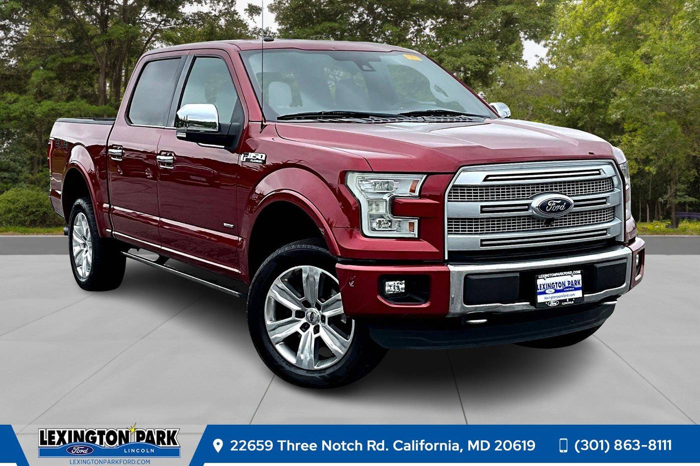 2016 Ford F-150 Platinum — Pickup Truck — 121,479 mi — California, MD