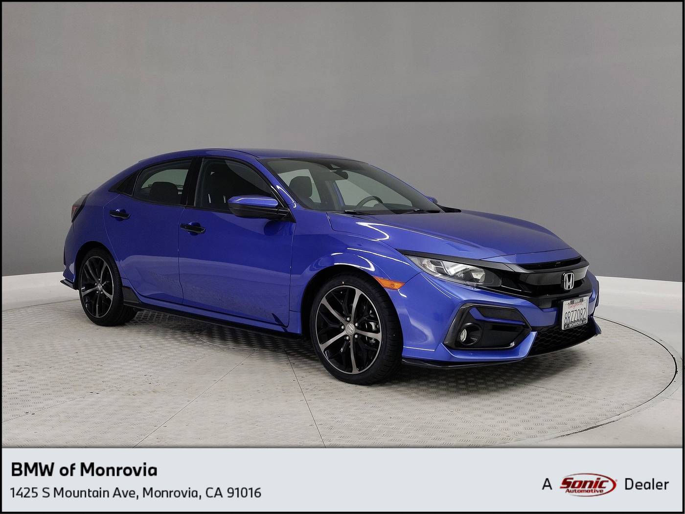 2020 Honda Civic Sport — Hatchback — 65,102 mi — Monrovia, CA