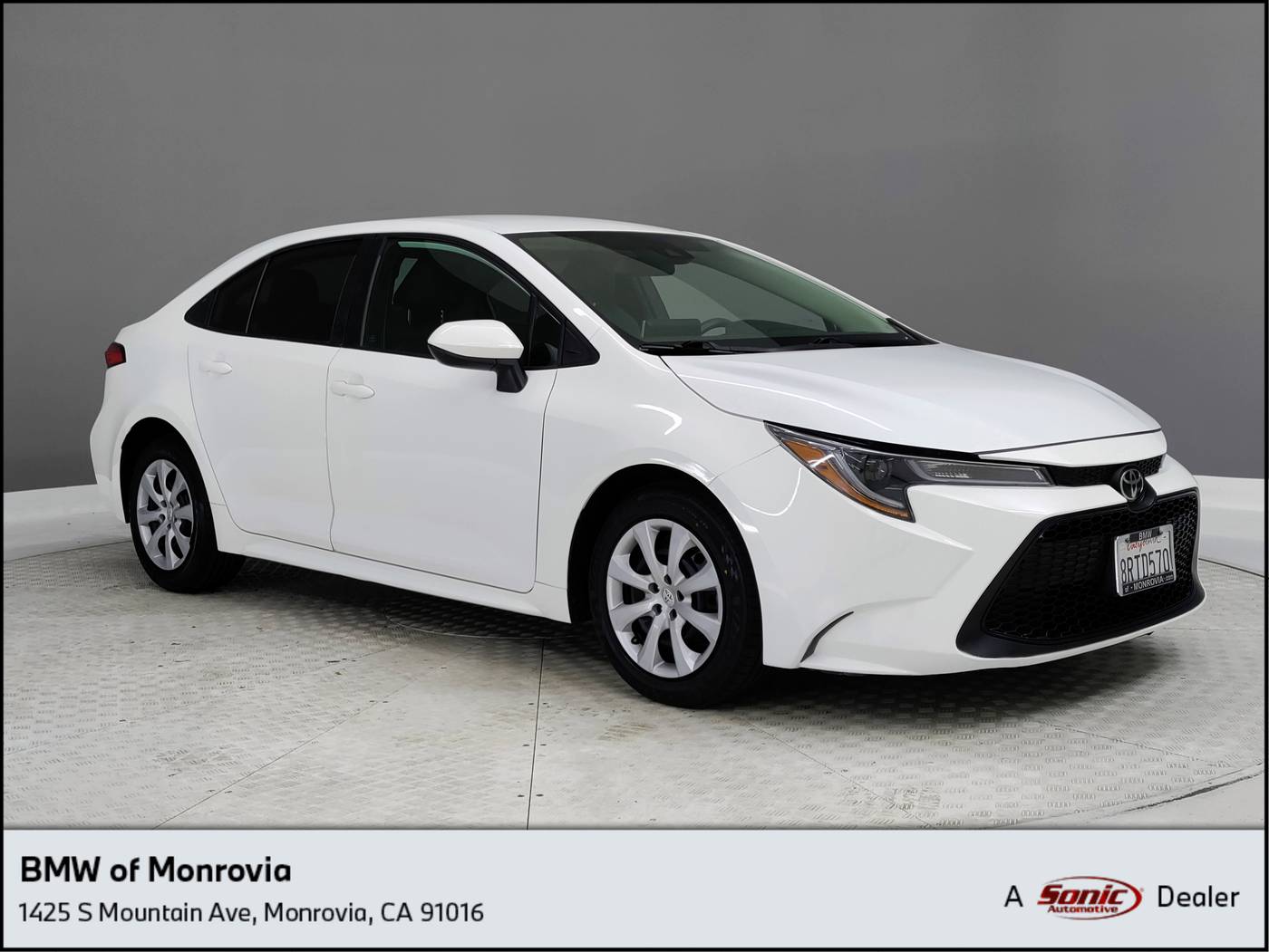 2020 Toyota Corolla LE — Sedan — 84,704 mi — Monrovia, CA