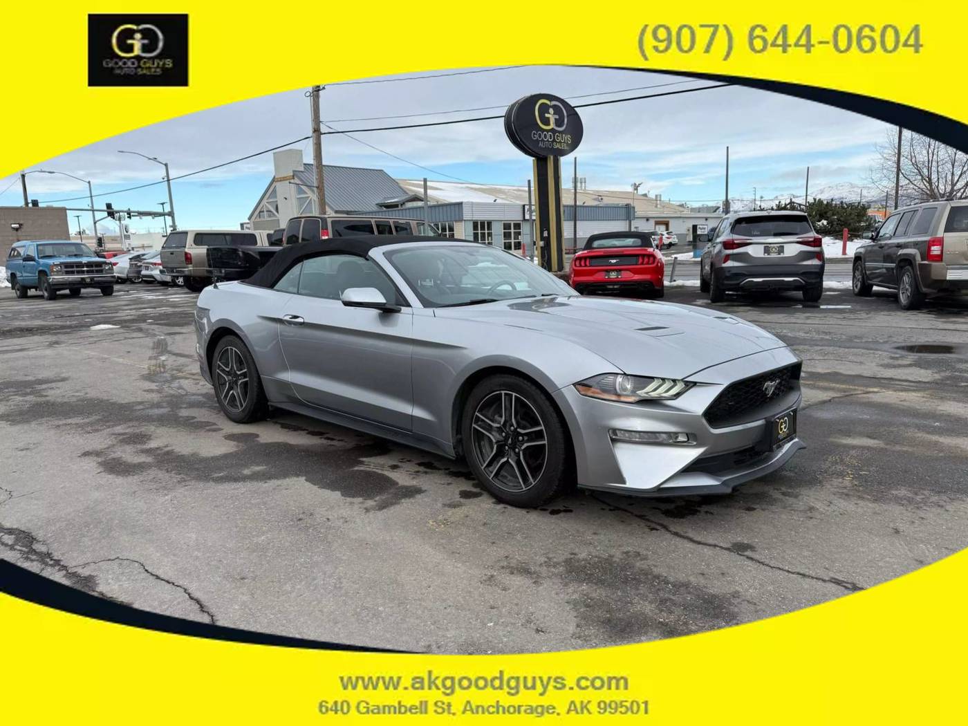 2020 Ford Mustang EcoBoost Premium — Convertible — 44,269 mi — Anchorage, AK