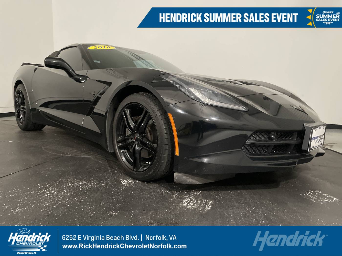 2016 Chevrolet Corvette 3LT — Coupe — 36,607 mi — Norfolk, VA