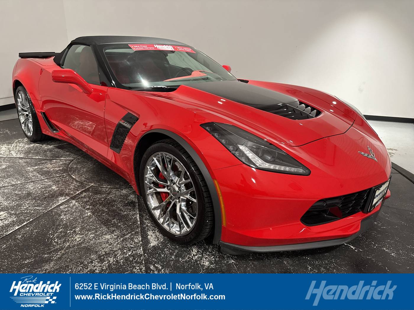 2015 Chevrolet Corvette Z06 3LZ — Convertible — 27,221 mi — Norfolk, VA