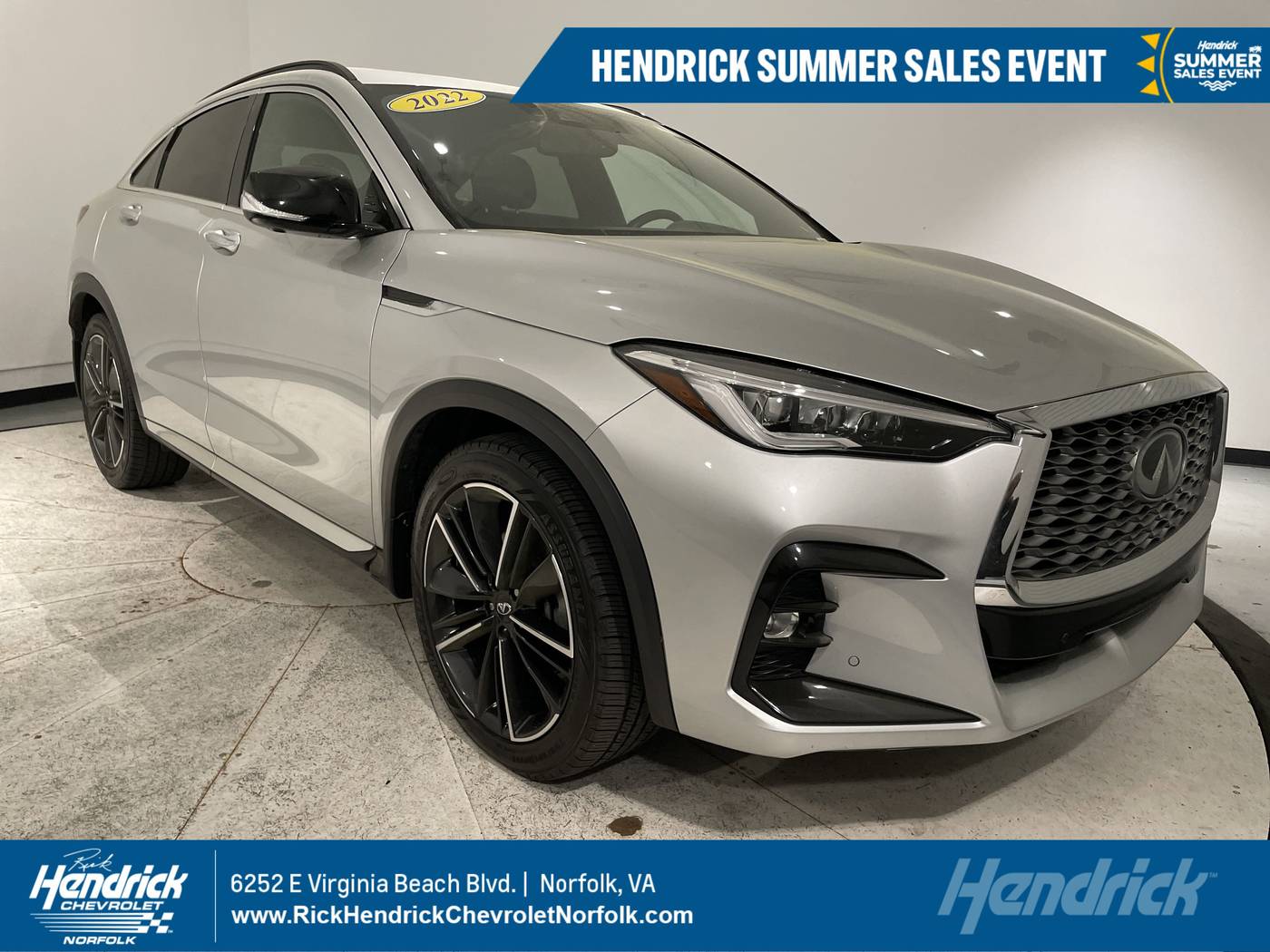 2022 INFINITI QX55 ESSENTIAL — SUV — 46,458 mi — Norfolk, VA