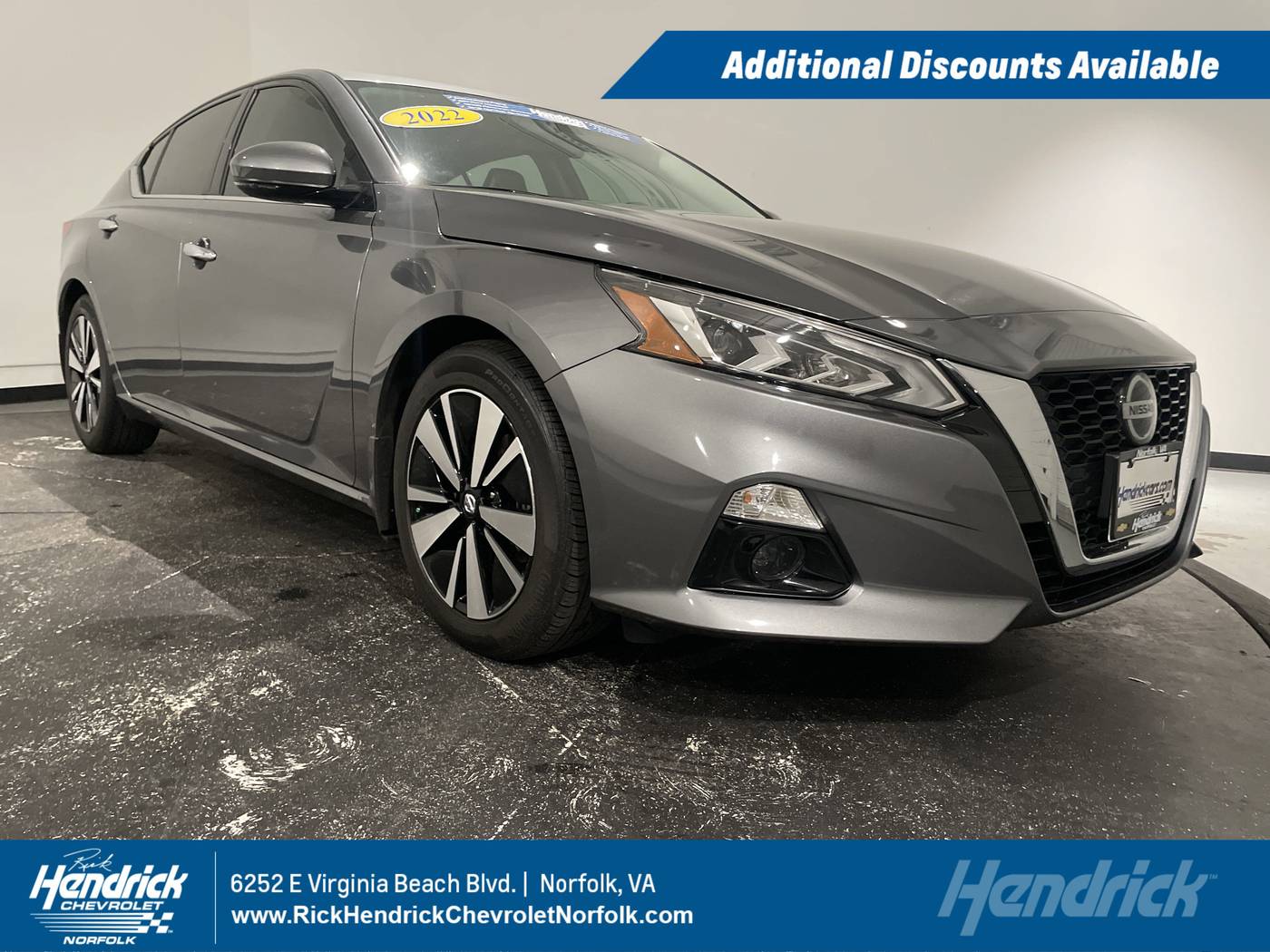 2022 Nissan Altima SL — Sedan — 35,628 mi — Norfolk, VA