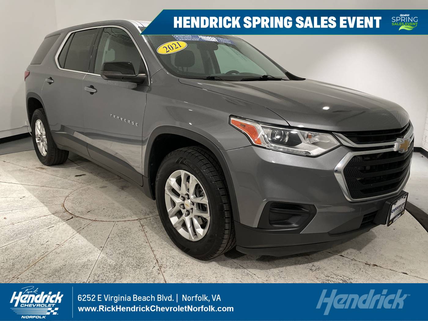 2021 Chevrolet Traverse LS — SUV — 60,711 mi — Norfolk, VA