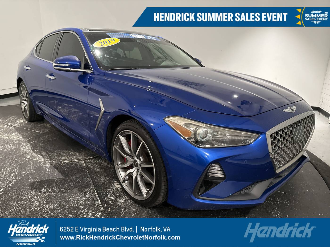 2019 Genesis G70 Advanced — Sedan — 59,460 mi — Norfolk, VA